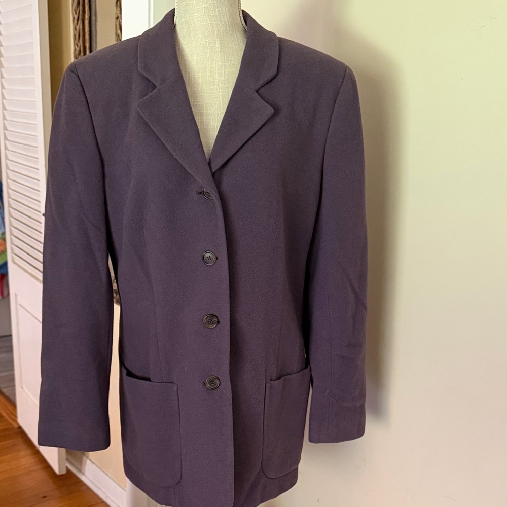 Ann Taylor Lavender Wool Blend Jacket